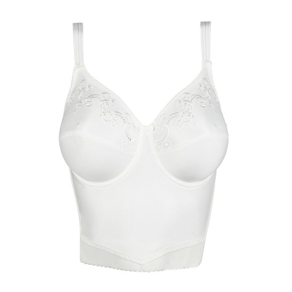 Prima Donna Sambal Longline Soft Cup no wire Bra in White - Picture 4 of 6
